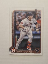 2025 Topps Series 1 Shay Whitcomb RC #87 Canvas Parallel 18/50 Houston Astros