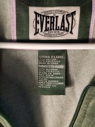 Vintage Velour Tracksuit Everlast Green Womens Size XL Baggy - Picture 2 of 14