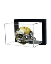 Framed Acrylic Wall Mount Football Mini Helmet Display UV Protect Secure Mount
