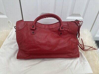 NWT 100% AUTH Balenciaga 115748 Red Leather Classic City Bag NWT 100% AUTH Balenciaga 115748 Red Leather Classic City Bag
