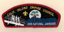 JSP CIEC California Inland Empire - Nat'l Jamboree 1993 - Mint - CA  Red Border