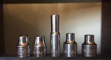 SAE Sockets Discontinued Namebrand  6pt 12pt 1/4dr 3/8dr 1/2dr price each