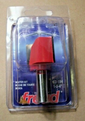 Freud 12-194 Router Bit 1-3/4'' Diameter 3/4'' Carbide Length Double Flute NIB   