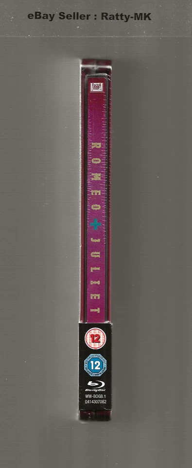 ROMEO + JULIET - UK EXCLUSIVE BLU RAY STEELBOOK - NEW & SEALED - Image 3 of 3