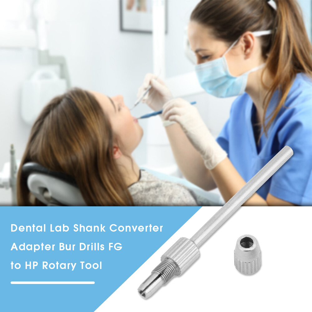 Dental Lab Shank Converter Adapter Bur Drill FG To Tool 1.6MM To2.35MM