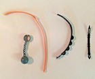 Vtg Mix Lot of 4 Action Figure Accessories Ball Chain Strap Gun Ammo Belt Iii