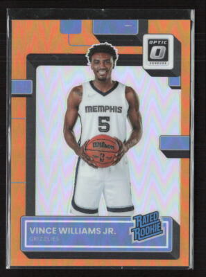 2022-23 Donruss Optic #226 Vince Williams Jr. Orange #/199 Grizzlies (JB)