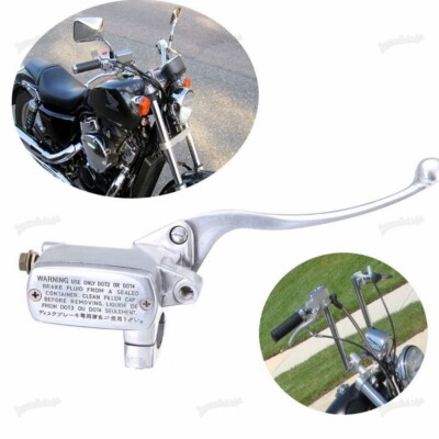 Leva pompa freno anteriore destra moto per Suzuki GS125 GN125 GS GN 125 nera  201355758
