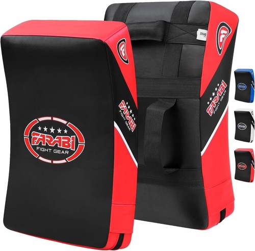 Kick Shield Pad — Farabi Sports Kick Pads Strike Kick Boxing MMA Thai Kick Pads - Picture 29 of 42