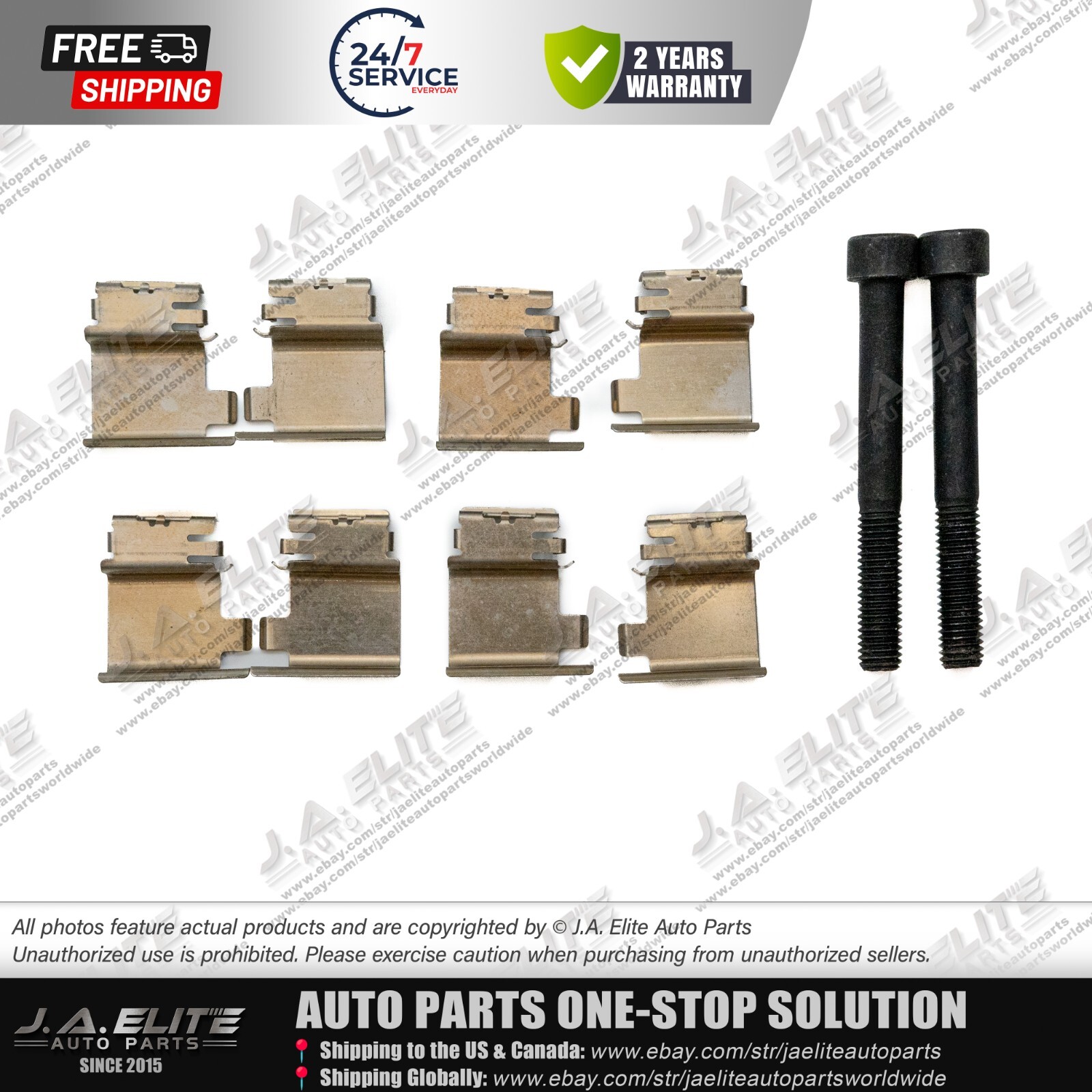 Genuine Rear Brake Pads Set for Maserati Ghibli Quattroporte (2 Piston Calipers)