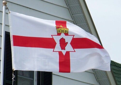 Ve Day 2025 🇬🇧 Northern Ireland Red Hand of Ulster & Union Jack Flags 🇬🇧 - Picture 13 of 28
