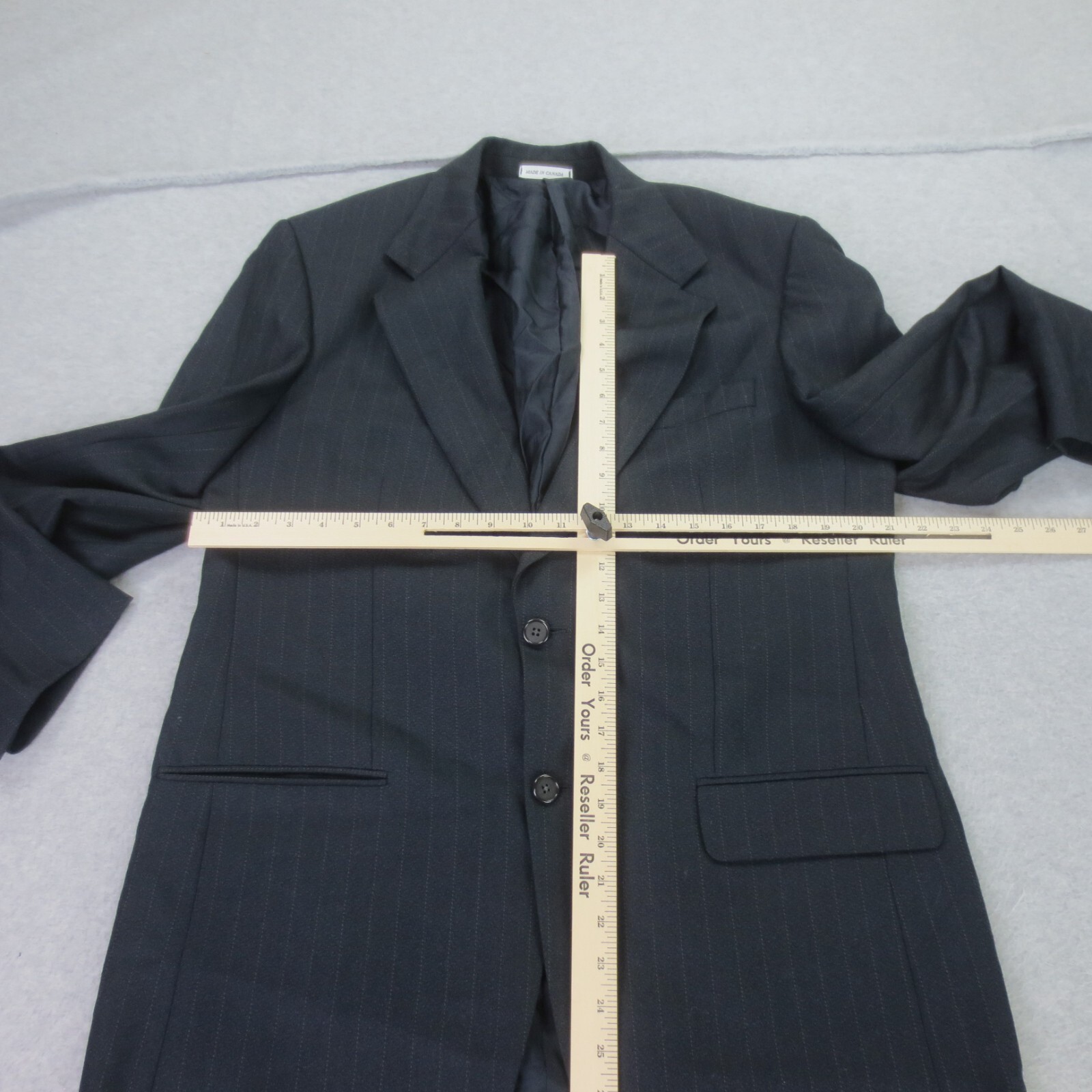Giacca cappotto sportivo Yves Saint Laurent Blazer da uomo 42R lana tacca made in Canada *