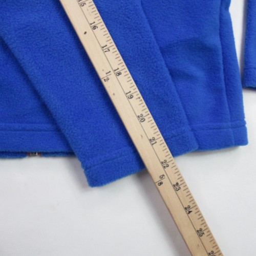 Columbia Jacket Girls Large Blue Pink Fleece Pockets Lightweight - Picture 8 of 10
