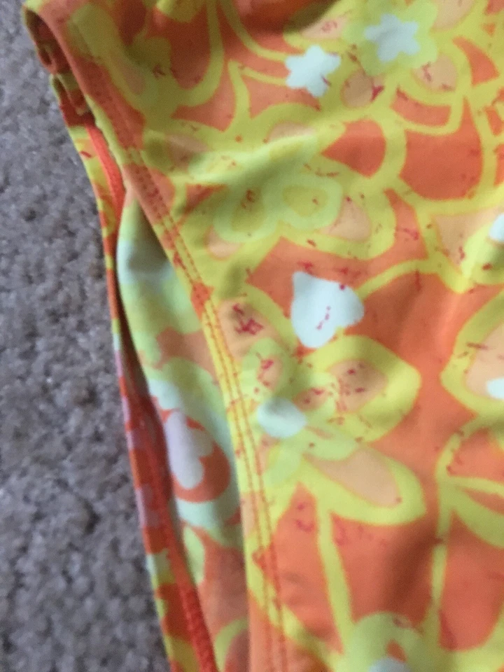 Sand N Sun Girls Floral Print 1-Piece Bathing Swimsuit Size 10 Multi-Color - Image 4 of 4