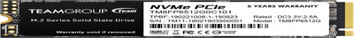 TEAMGROUP MP33 512GB SLC Cache 3DNAND TLC Nvme Pcie Gen3X4 M.2 2280