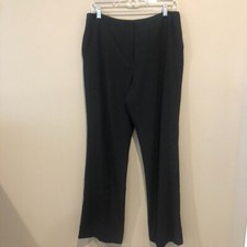 Anne Klein Women's Black Wool Blend Dress Pants Sz 10 E1829