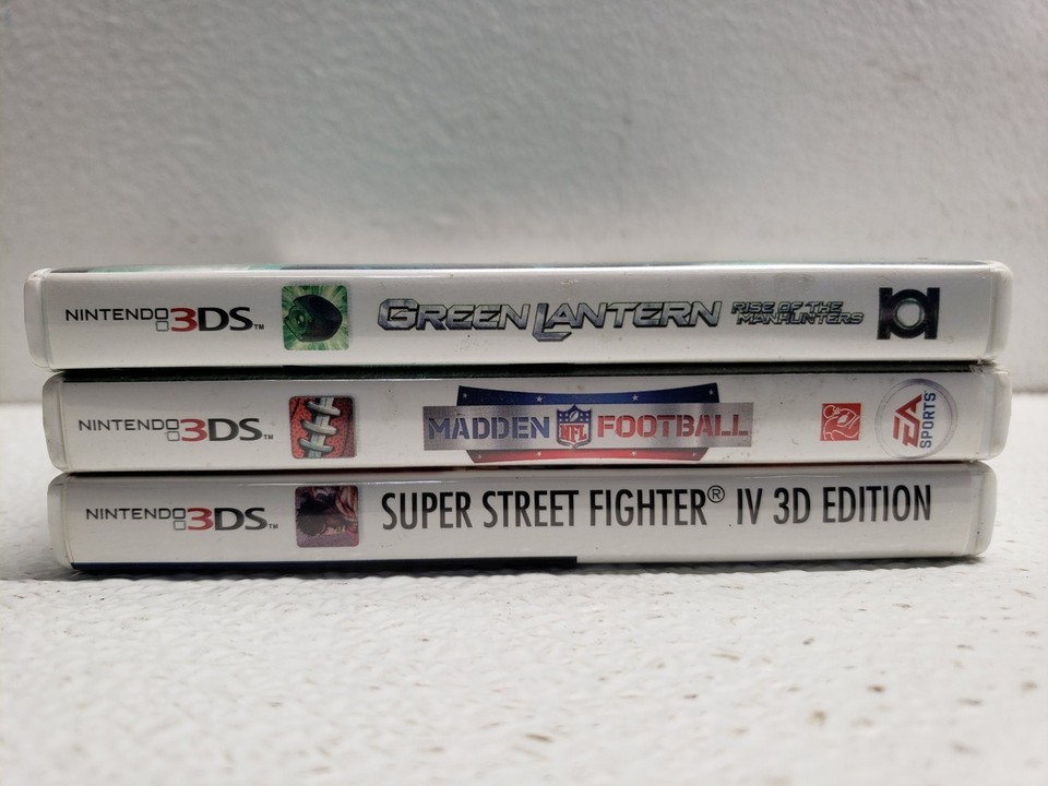 'New' Nintendo 3DS XL Handheld With 3 Games, Stylus Tested Working eBay