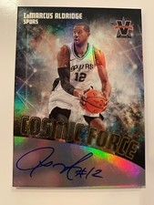 LAMARCUS ALDRIDGE 2017-18 NBA PANINI VANGUARD COSMIC FORCE AUTOGRAPH SPURS /49