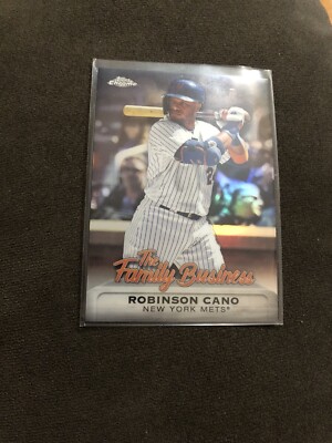 2019 Topps Chrome Update The Family Business FBC-20 Robinson Cano Mets