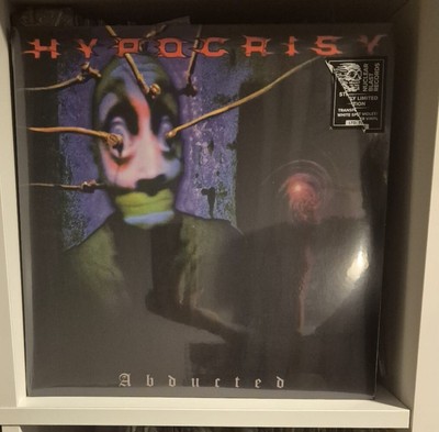 Hypocrisy   Abducted. Transparent Violet/White Splatter
