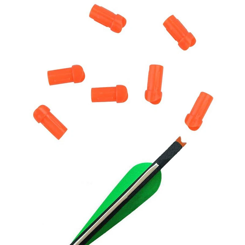 50pcs Archery Half Moon Crossbow Arrow Nocks Plastic Tails Arrows Shaft ID7.6mm - Image 4 of 4