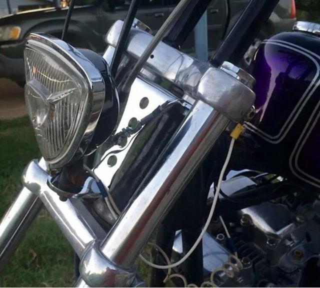 NoBrow Headlight Mount CHROME Harley Sportster Big Twin Triumph
