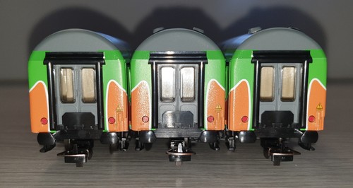 Tillig 70045 Reisezugwagen Set 3-tlg. Flixtrain - Bild 5 von 8