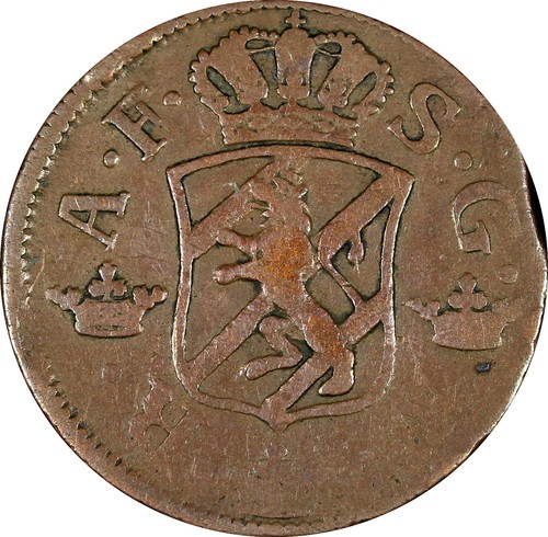 SWEDEN Adolf Frederick Copper 1759 2 Ore,S.M Low Mintage:352,000 SCARCE KM461(8) - Picture 3 of 3