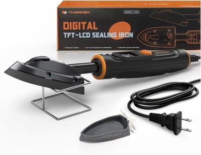THARREX Digital Edge Banding Iron with LCD Screen | Extra-Long 8.2 ft Cord
