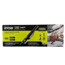 Ryobi USB Lithium HP Compact Hand Vacuum Cleaner Kit Batteries Charger FVG65K