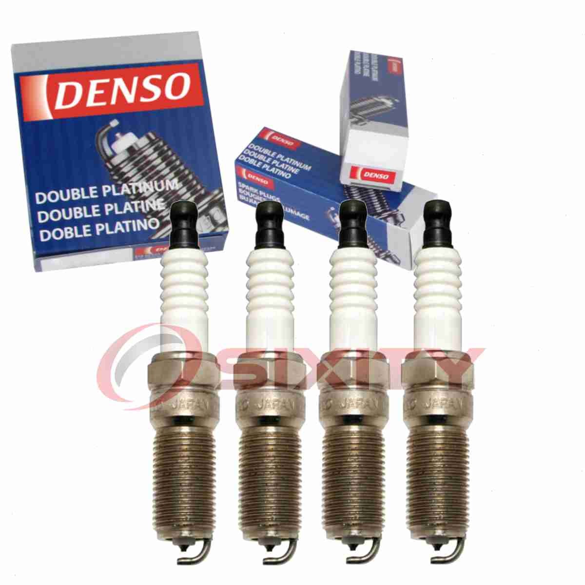 4 pc Denso Platinum Long Life Spark Plugs for 2002-2009 Saturn Vue 2.2L 2.4L hr
