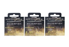 DRENNAN ACOLYTE FLUROCARBON SILVERFISH BARBLESS HOOKS TO NYLON