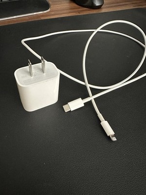 Apple 20W USB-C Power Adapter iPhone Fast Charger with USB-C to Lightning