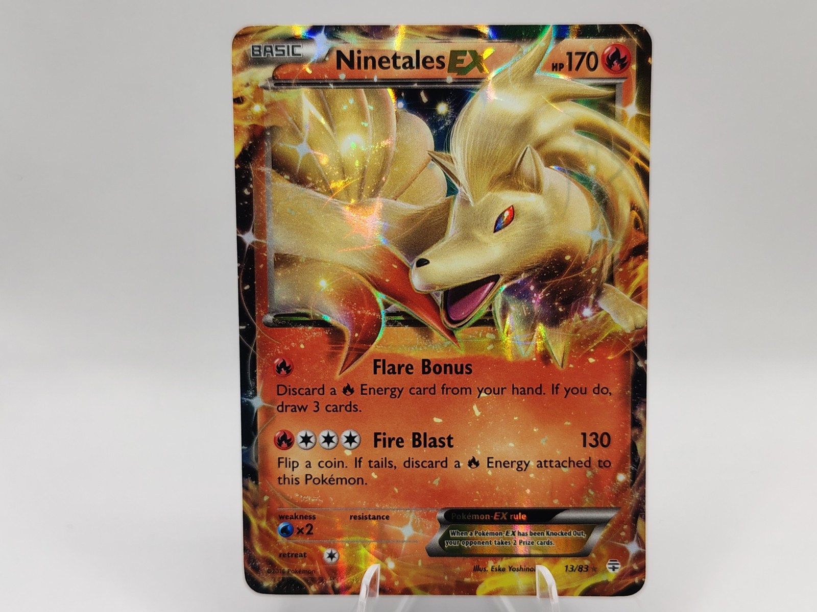 Pokemon Ninetales EX 13/83 Generations Ultra Rare Holo HP