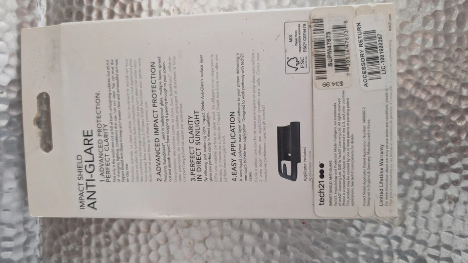 Tech21 Self Impact Shield Screen Protector iPhone 7 - Image 2 of 2