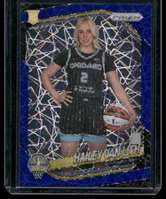 2025 Panini Prizm WNBA #139 Hailey Van Lith Blue Velocity Prizms
