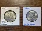 1968 And 1968-D Kennedy 1/2 Dollars 40% Silver Lot Sale Of 2 Coins, BELOW MELT