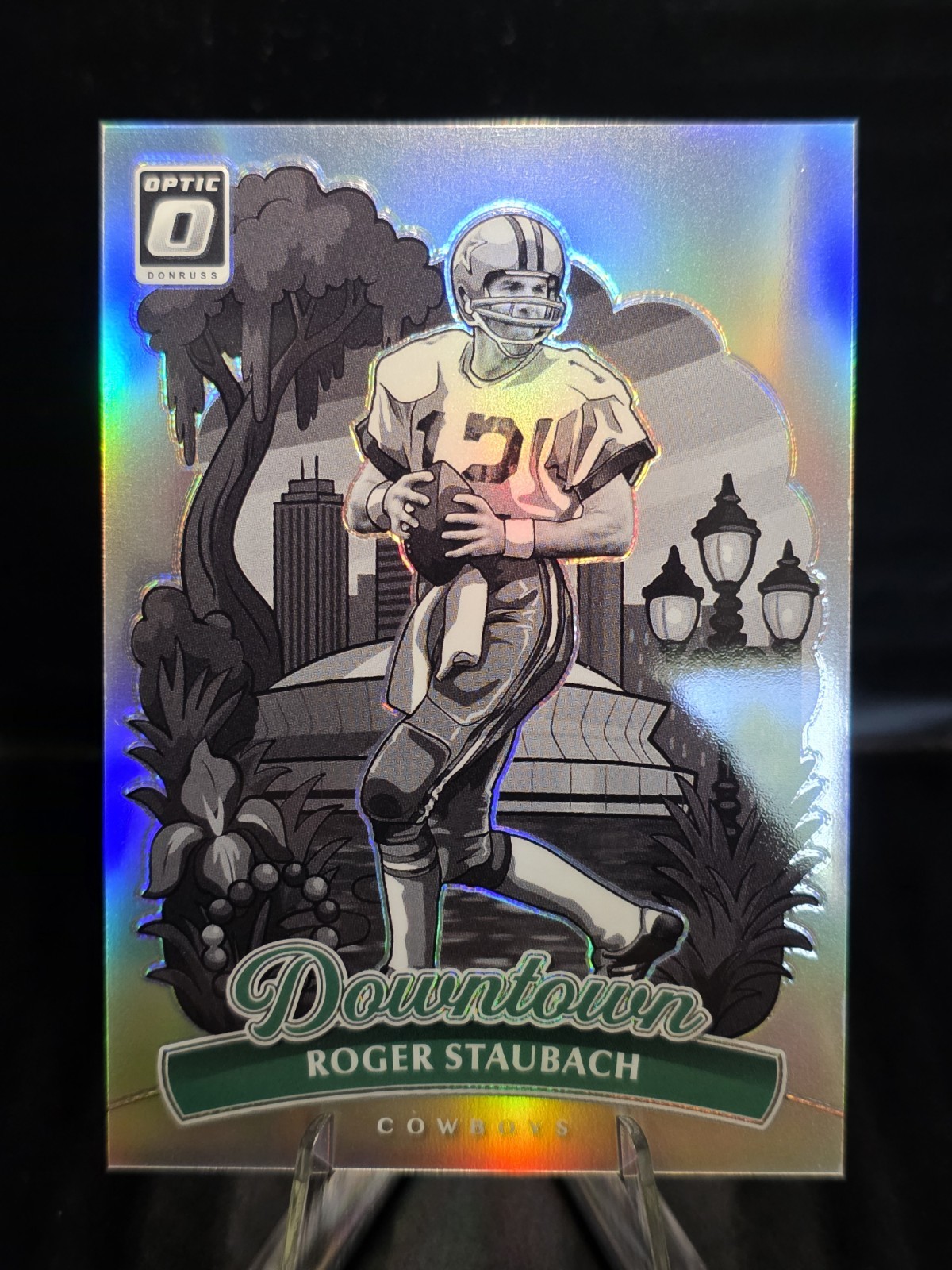 2025 Donruss Optic Roger Staubach Downtown Legends Dallas Cowboys #3