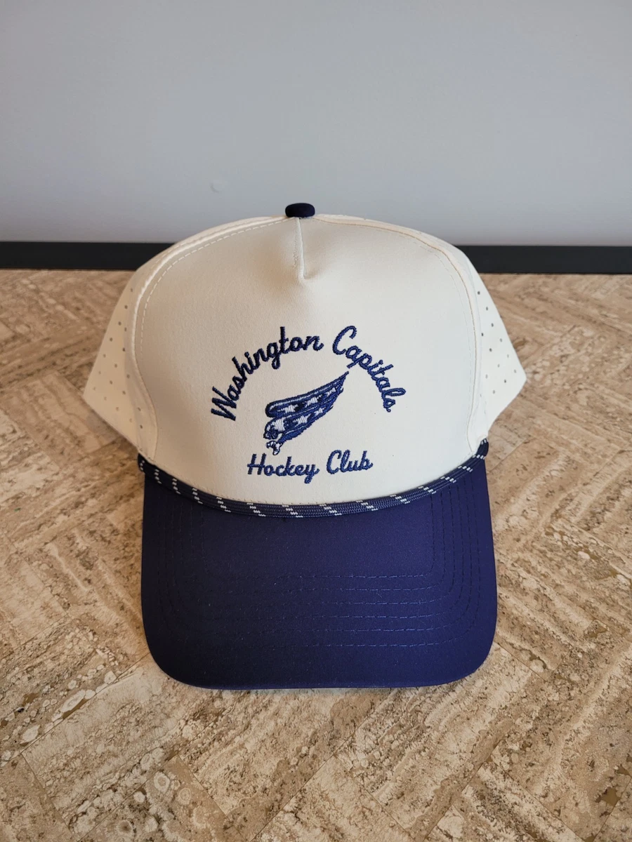 Casquette Snapback Washington Capitals Fanatics, Bleu Et Blanc, Maille De Camionneur, NHL