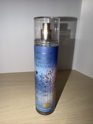 New Bath & Body Works Fine Fragrance Mist Frosted Coconut Snowball 8 fl oz