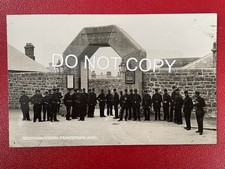 Dartmoor Prison Officers, Princetown, Devon.     RPPC.