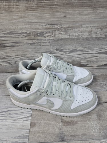 Talla 11- Nike Dunk Zapatos Tenis Mujer Pana Plateados Baja Luz - Imagen 2 de 13