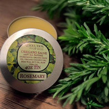 Biggy 4oz- Rosemary- Oregano SALVE Antibacterial Nat Ingredients- MADE IN USA