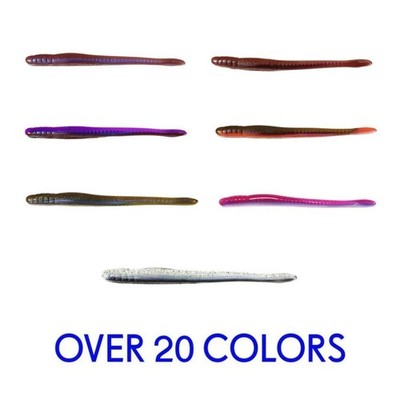 Roboworm Straight Fat Soft Plastic Worm 4.5''