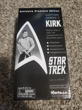 Rare Art Asylum Star Trek Capt Kirk Exclusive Premiere Edition Action Figure MIB