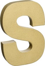 Paper Mache Letter 8 x 5.5in 2862-S