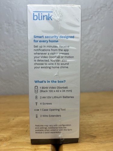 Blink video doorbell wireless Brand New Sealed - Picture 2 of 6