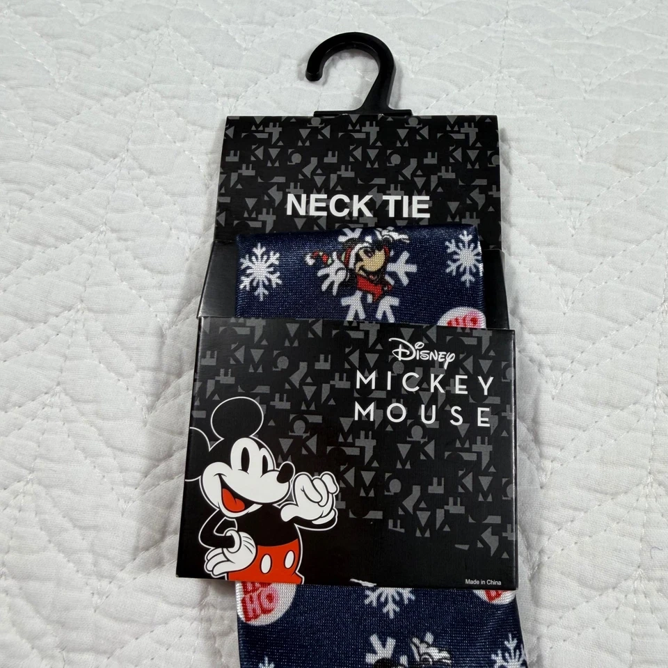 Disney Mickey Mouse Ho Ho Copo de Nieve Corbata Cuello Niños Navidad Vacaciones Diversión Nueva con Etiquetas Foto 2 de 4
