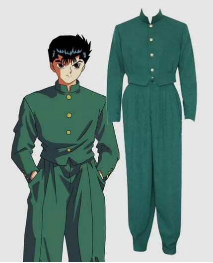 YuYu Hakusho Yuusuke Urameshi Uniforme Cosplay Costume