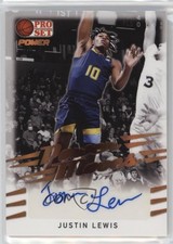 2021-22 Leaf Pro Set Power Power Moves Justin Lewis #PM-JL1 Auto fm0